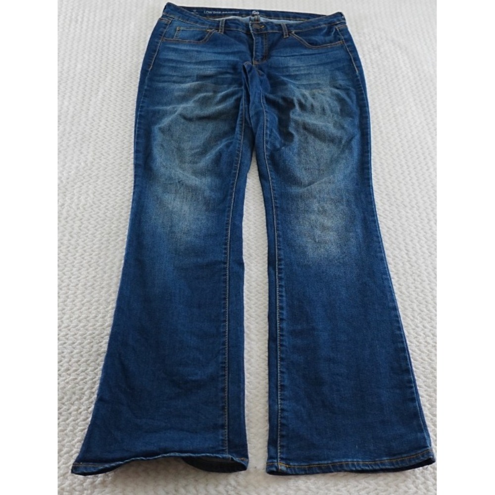 SO Jeans Low Rise Bootcut Women's Size 13 Stretch Dark Wash Blue Jeans